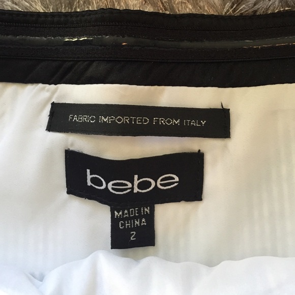 Sale 🎉 bebe striped strapless dress - size 2 - Picture 2 of 2